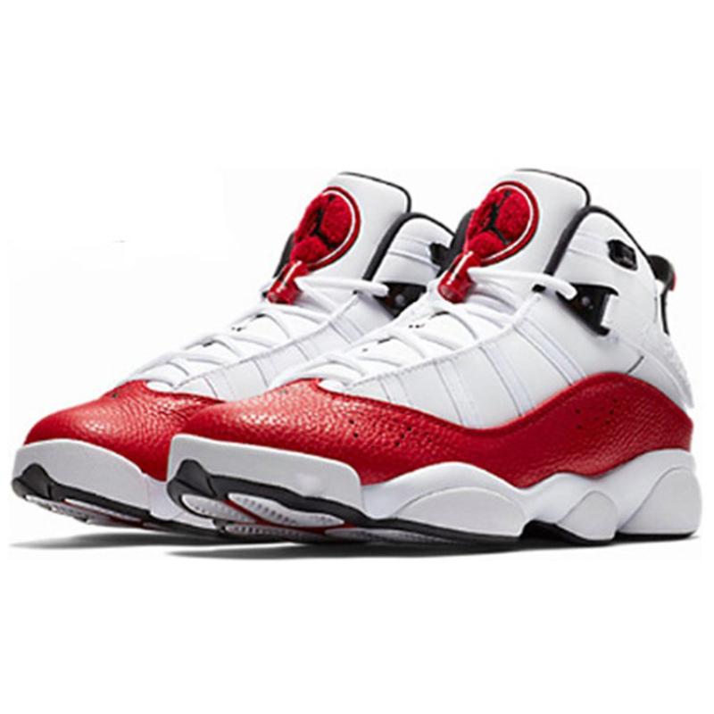 Jordan 6 Колец Белый Университетский Красный Jordan 322992-120