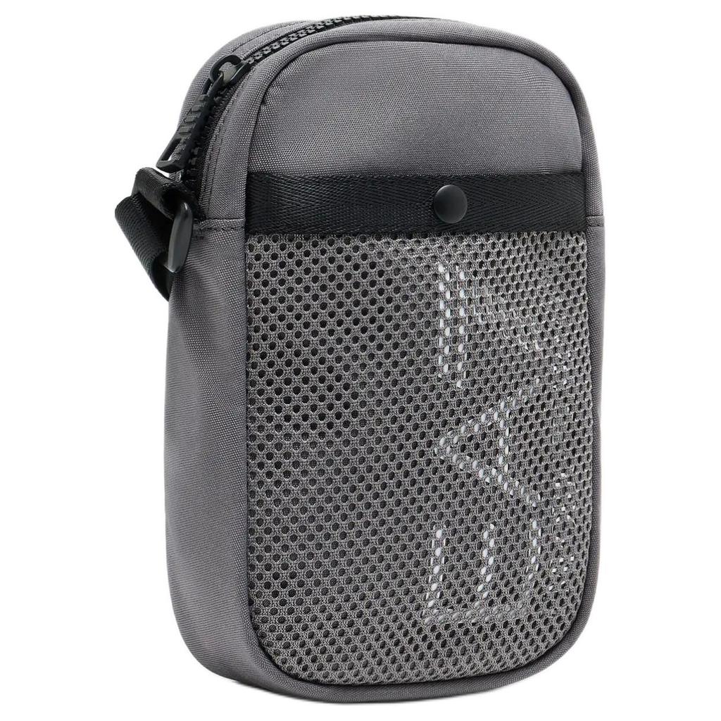Emporio Armani Letter Logo Rectangular Polyester Crossbody Bag Unisex Bags Gray 7X000633AF23097U8091