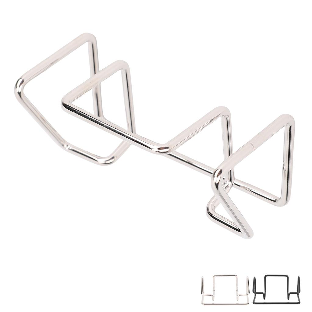 5 Pcs Desk Business Card Holder Large Capacity Iron Name Card Display Stand for Office