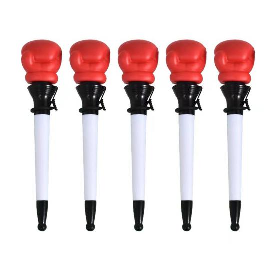 Ручка для декомпрессии Bounce, гладкая гелевая ручка для письма, боксерские перчатки, шариковая ручка для подписи, забавные стационарные офисные принадлежности