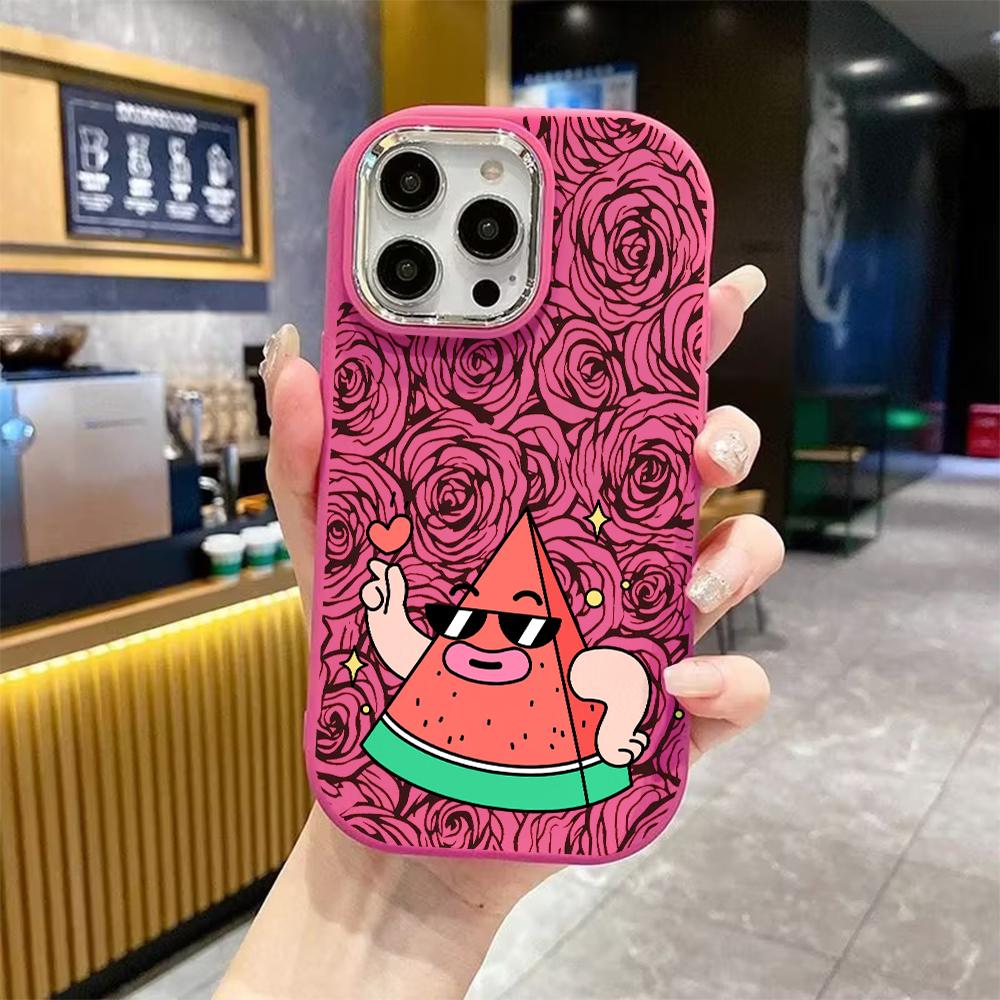 Чехол для телефона: 2D плоский дизайн, подходящий для защитного чехла iPhone 18 17 16 15 14 13 Pro, парный стиль, выражает любовь и выглядит круто, Рождество и Хэллоуин g