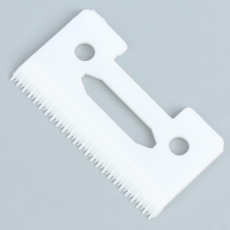 Беспроводная машинка для стрижки волос со сменным лезвием и керамическим лезвием с 2 отверстиями и неровными зубьями