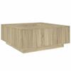 VidaXL Table basse chêne sonoma 100x100x40 cm bois d'ingénierie 3284051