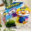 Pororo Umbrella with Automatic Open/Close & Self-8-Rib Heavy-Duty Umbrella, Compact Travel Umbrella Suitable for Outdoor