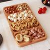 Wooden Snack Plate - Breakfast - Coffee - Fruit Serving Plate