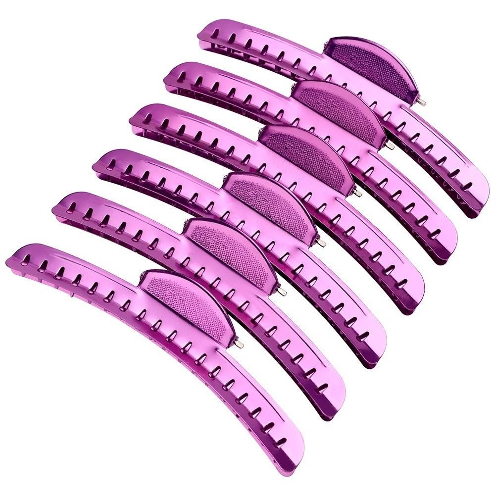 6Pcs Aluminum Alloy Hairdressing Hair Clip Durable Barber Hair Clip New Wave Hair Clips Women