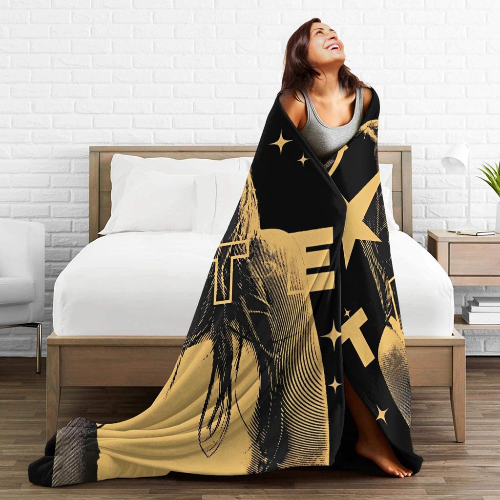 Tate McRae Miss Possessive Tour 2025 Fashion Blanket Cozy Soft Throw Fashion Blankets for Bed Multiple Sizes Plush Thin Quilt
