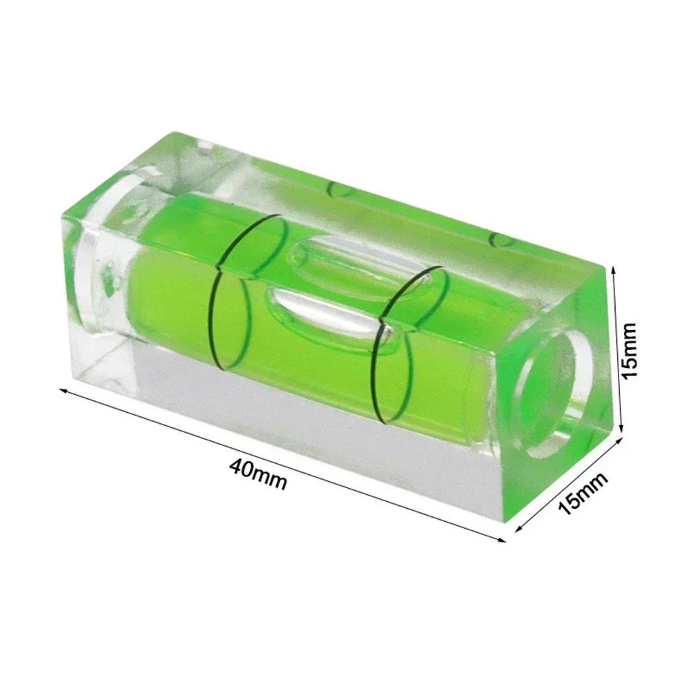 Нивелирные пузырьковые уровни None Leveler Small Spirit Square/round Tubular 15 X 15 X 40 мм 39,5x9,5 мм 40 мм для выравнивания