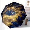 1 шт. Стильный Кот Арт Автоматический Открывающийся и Закрывающийся Зонт Портативный 3-Складной Маленький Зонт для Мужчин и Женщин. Z021