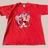Retro D.A.R.E Red T-shirt 2003 L -Front DARE Lion - Back Sioux City Iowa Police Unisex T-Shirt