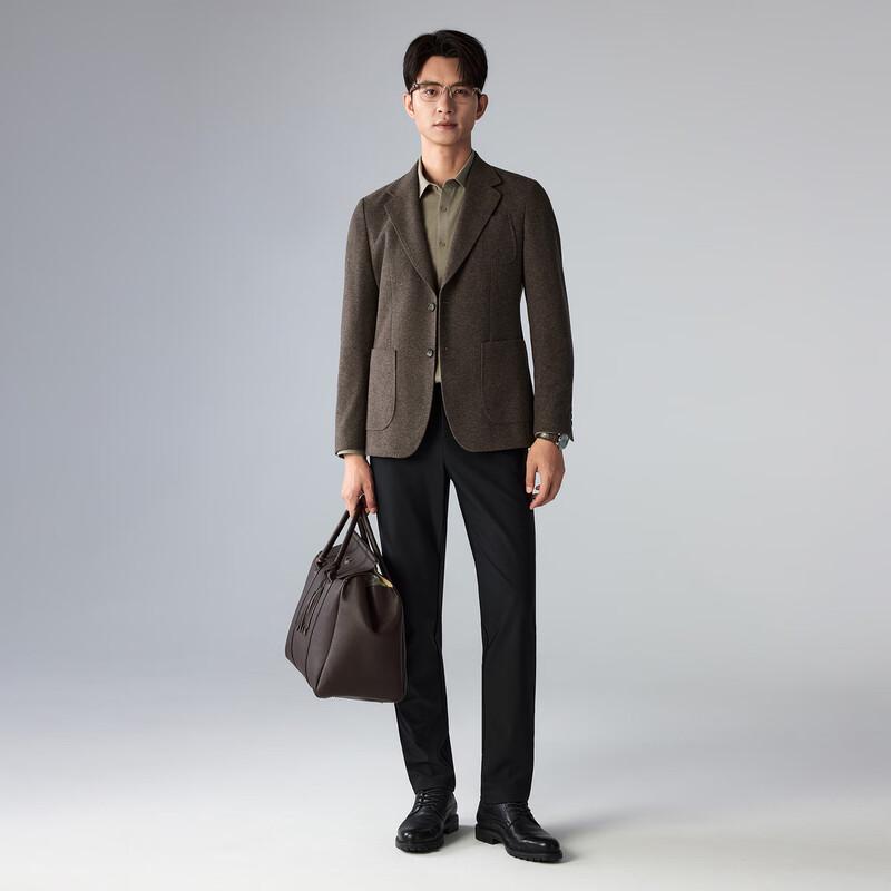 Мужской блейзер Lilanz из мериносовой шерсти, приталенный, в стиле business casual