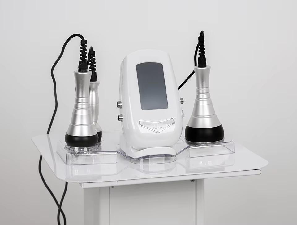 40K Cavitation Ultrasonic 3 In 1 Tool - Multi-Polar Frequency Body Slimming Machine for Anti-Wrinkle Rejuvenation & Skin Tighten