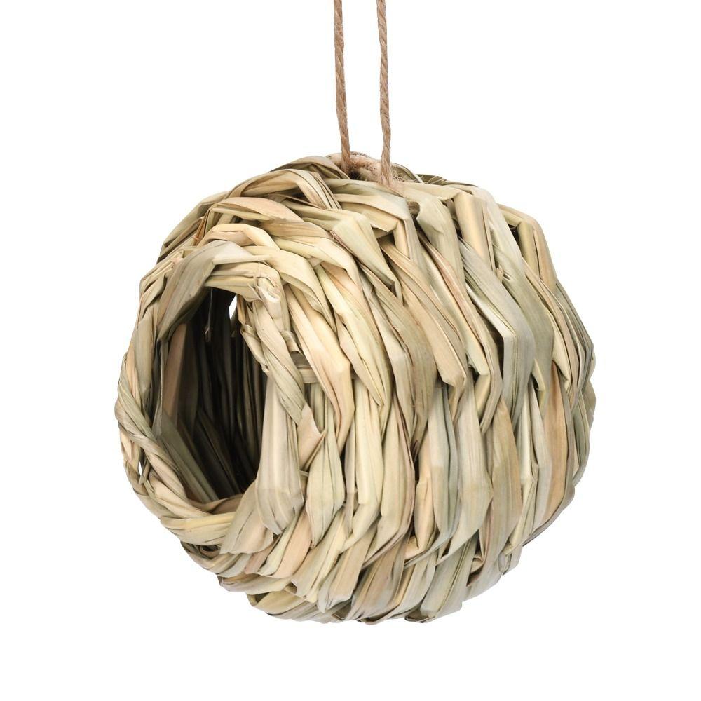 New Outside Hummingbird Birdhouse Grass Reed Grass Bird Nest Bird Cage Hand Woven Bird Nest