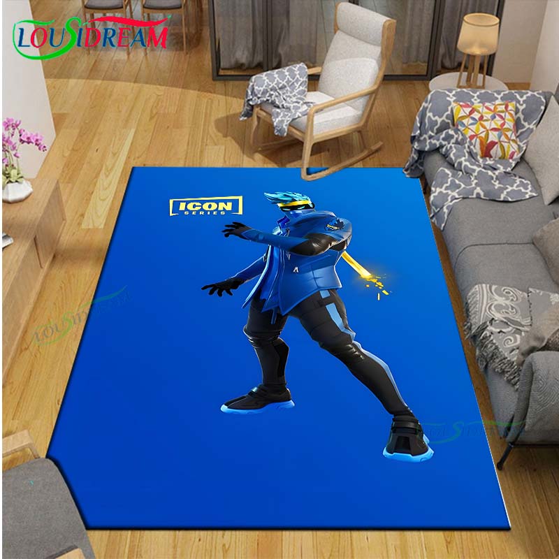 Hot 3D Fashion Game Cartoon Character Printed Carpet Outdoor Rug Area Rug Non-slip Carpet Bedroom Decor Carpet for Room Gift