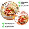 Autumn Window Clings Harvest Clings Decorative Static Glass Sticker for Thanksgiving Home Shop Pumpkin Store Display Decor Removable PVC Maple Leaf