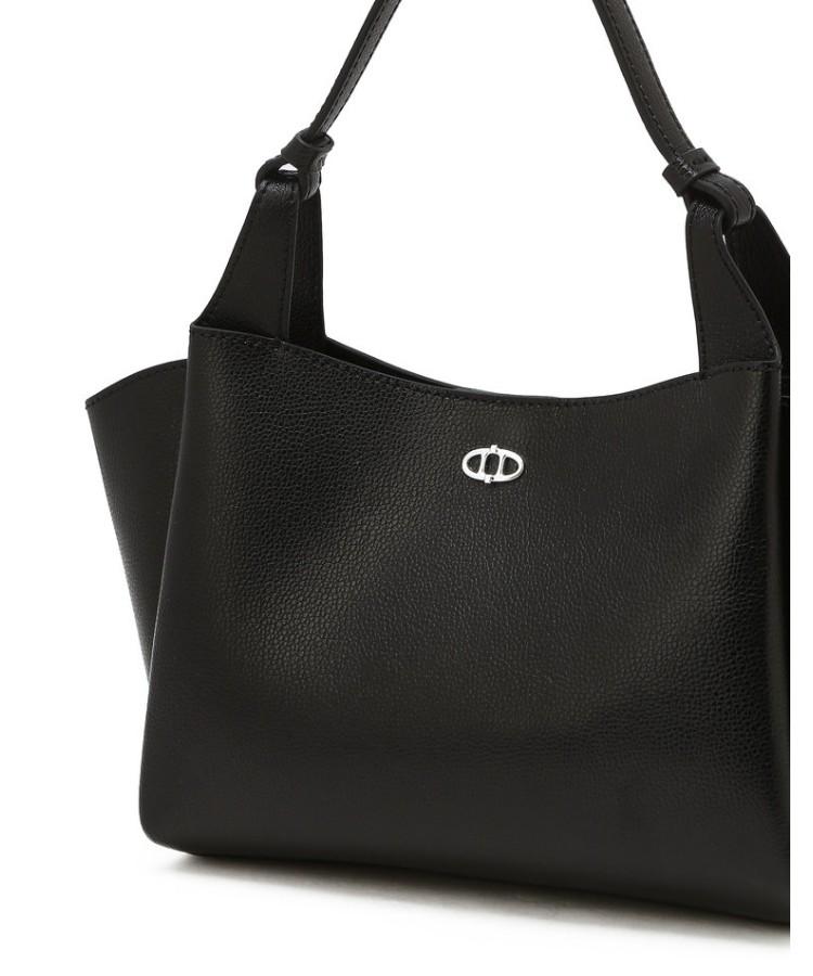 Athe Vanessabruno [Raie] Raie Black Cowhide Tote And Crossbody Bag S Aaba6E520Bk
