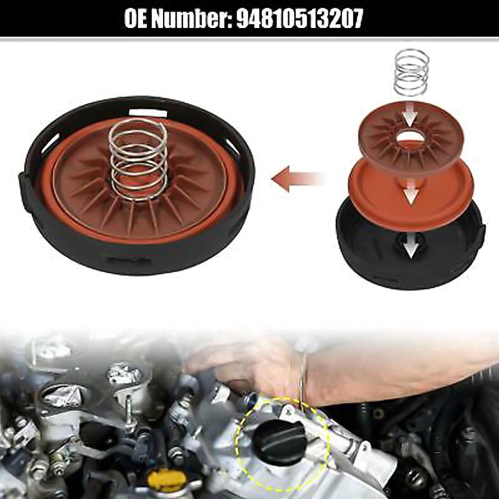 Прочный комплект для ремонта мембраны крышки клапана двигателя автомобиля, совместимый для 94810513207 94810513204 94810513206 2003-2006