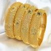 Позолоченный браслет для невесты 24 карата: Индийско-индонезийский женский свадебный браслет с застежкой