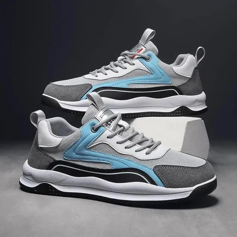 Модная мужская повседневная спортивная обувь с дышащей мягкой подошвой, легкие кроссовки для бега на открытом воздухе, удобные кроссовки для тенниса и ходьбы