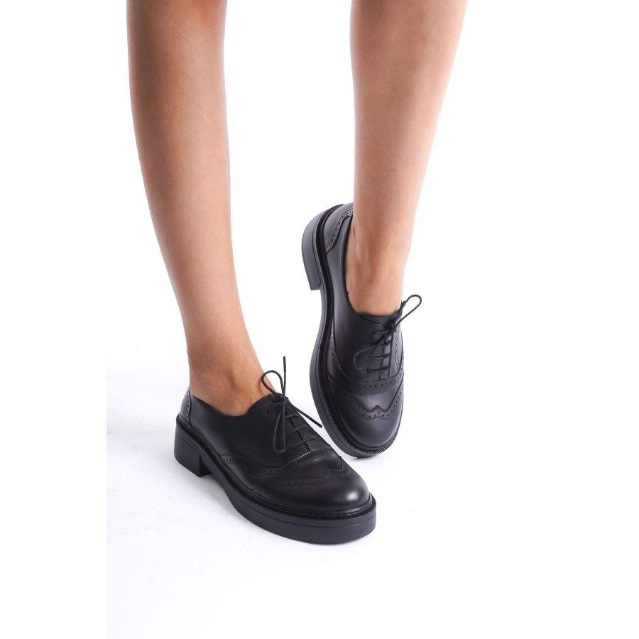 Женские повседневные стильные туфли из натуральной кожи на шнуровке Женские оксфорды