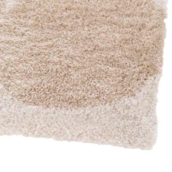 Tapix doux design moderne beige 160x230