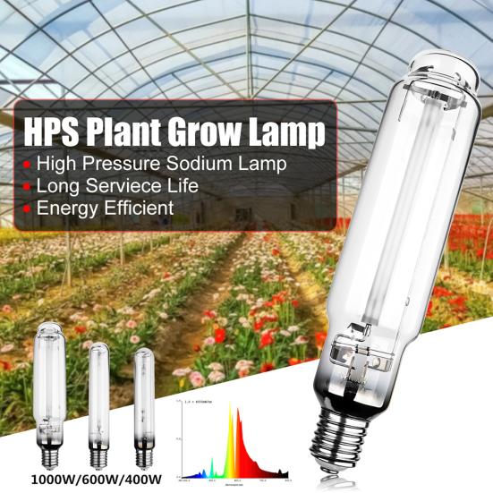 400/600/1000 Вт E40 Балласт 23Ra HPS для растений Натриевая лампа высокого давления для выращивания растений