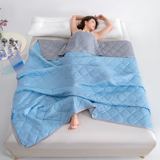 Cooling Comforter for Hot Sleepers Breathable Summer Quilt Air Condition Comforter Cool Blanket for Night Sweats Bed Couch