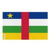 Drapeau - République Centrafricaine - 60 X 90 Cm - Polyester - Recto/verso - Œillets En Fer