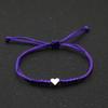Love Heart Charm Bracelet Women Men Lovers' Wish Good Lucky Red String Braided Adjustable Couple Bracelets Friendship Jewelry ARI