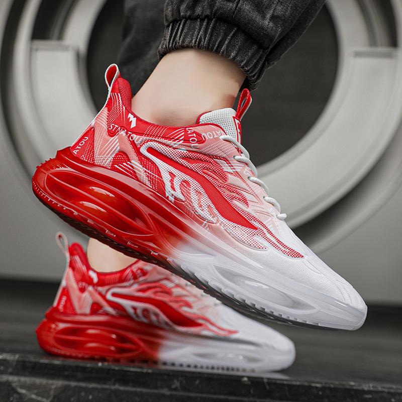 Fashion New Plus-size Fashion Casual Sports Shoes Outdoor Sports Comfortable Thick Soles Non-slip Wear Resistant Men's Sneakers