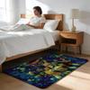Floor Mat Soft Flannel Rug Non Slip Absorbent Mat for Bathroom Bedroom Home Decor Anime N Ninja T Turtles
