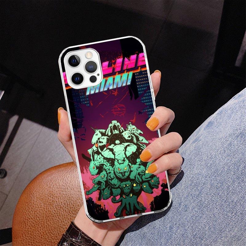 Игровой Hotline Miami Чехол для телефона для Iphone 17 Air 16 16E 11 12 13 Mini 14 Plus 15 Pro Max 7 8 + SE 2020 Чехол для телефона Coque