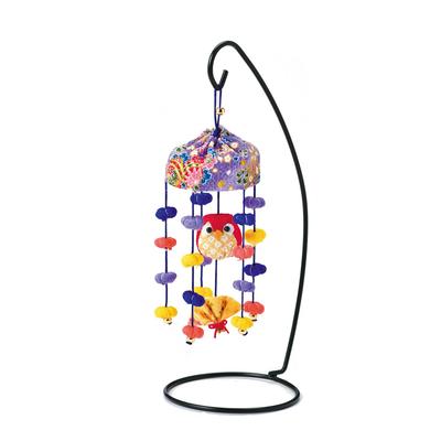 Такаги Волокно Панами Чиримен Бин Кукла-подвеска для изготовления зонта приносит удачу LH424 Набор, Удача, Красный,