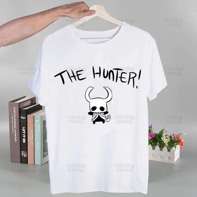Футболка Hollow Knight с модным принтом, летняя мужская новелла