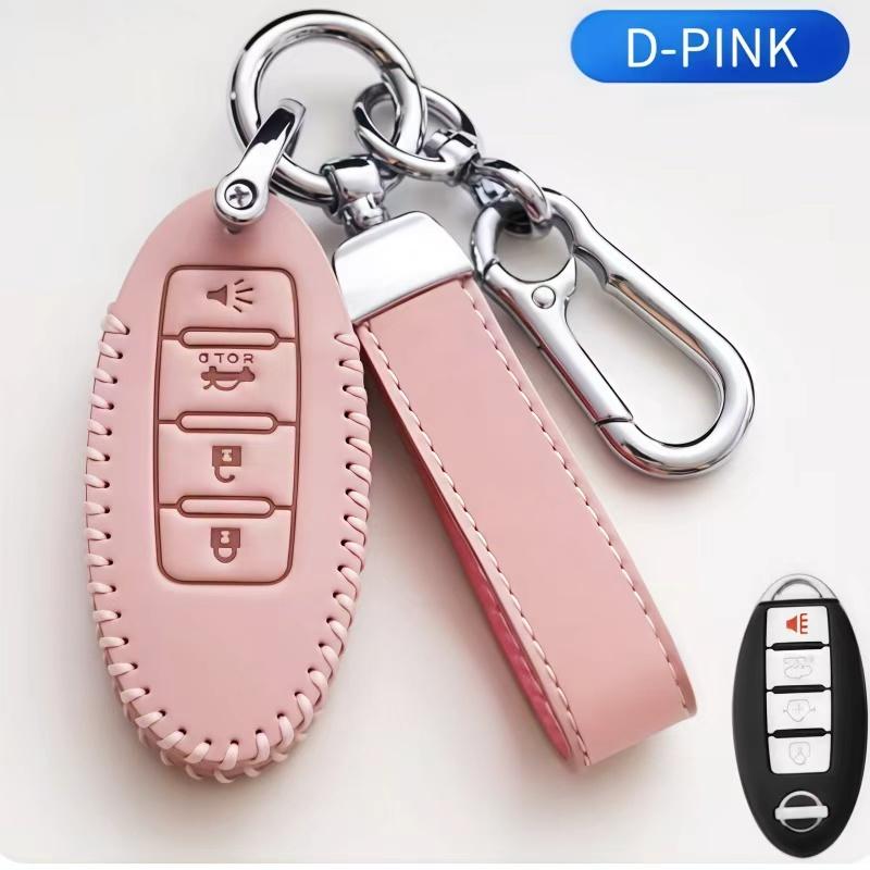 4 buttons Car Key Case Cover for Nissan Leaf Micra Qashqai J11 J10 X Trail T32 Versa Note Patrol Key Fob Cover Accessories