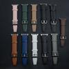 Кожаный ремешок для Apple Watch Band Ultra 3 49мм 11 10 46мм Высококачественный для IWatch Серии 9 8 7 6SE54 44 40 45 41мм Correa