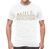 Funny Mountain Bike Evolution T Shirt Men Printed Graphic Short Sleeve T-shirts MTB Biker Cyclist Tee Top Men Clothing