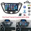 9-inch built-in CarPlay+Android Auto/2+64G+AHD camera+microphone For 2013-2018 Ford Transit/Tourneo Android 15 car navigation