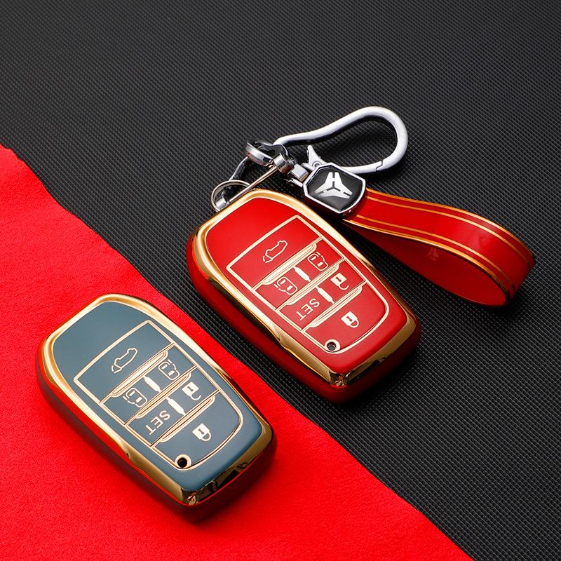 Высокое качество 6 кнопок для Toyota Alphard PREVIA Voxy Noah Esquire Vellfire Harrier ТПУ чехол для автомобильного ключа чехол с дистанционным управлением чехол-брелок