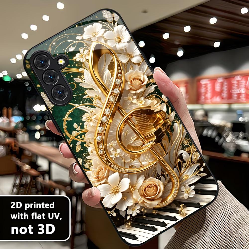 Лепестки окружают Чехлы для телефонов Note fashion чехол стекло для Samsung Galaxy S26 S25 S24 S23 S22 FE Ultra Plus