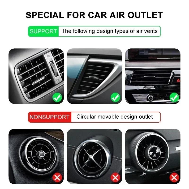 2026 Hot For Volkswagen VW 1Pcs Car Phone Holder Air Vent Clip Mount GPS Mobile Phone Stand Holder For Volkswagen Sagitar Lamand