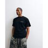 Unisex No Problemo Mini Logo Chest Print Cotton T-Shirt Black