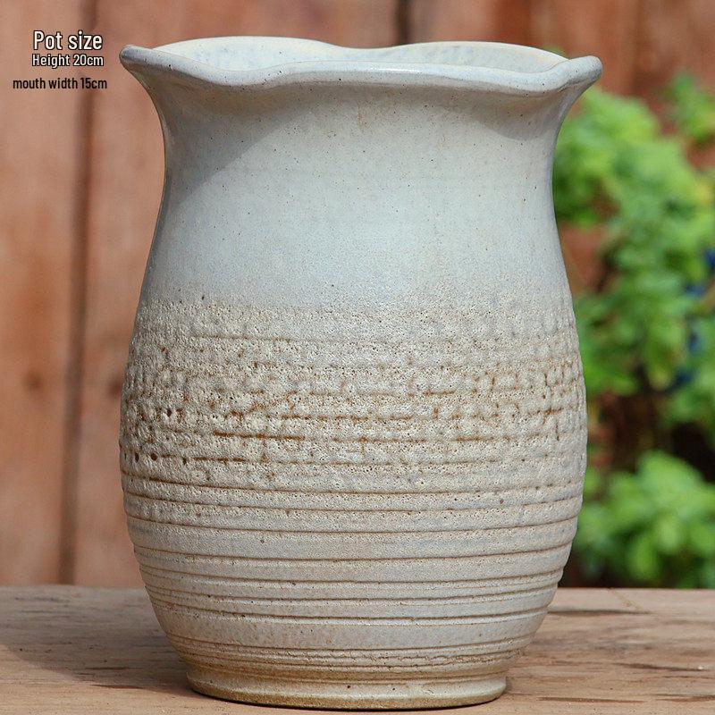 Специальное предложение: Высокий ретро-керамический цветочный горшок для суккулентов или зеленого редиса