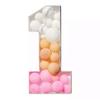 User Friendly Latex 3D Number Balloon Display Stand For Festival Event Baby Showers Photo Backdrops