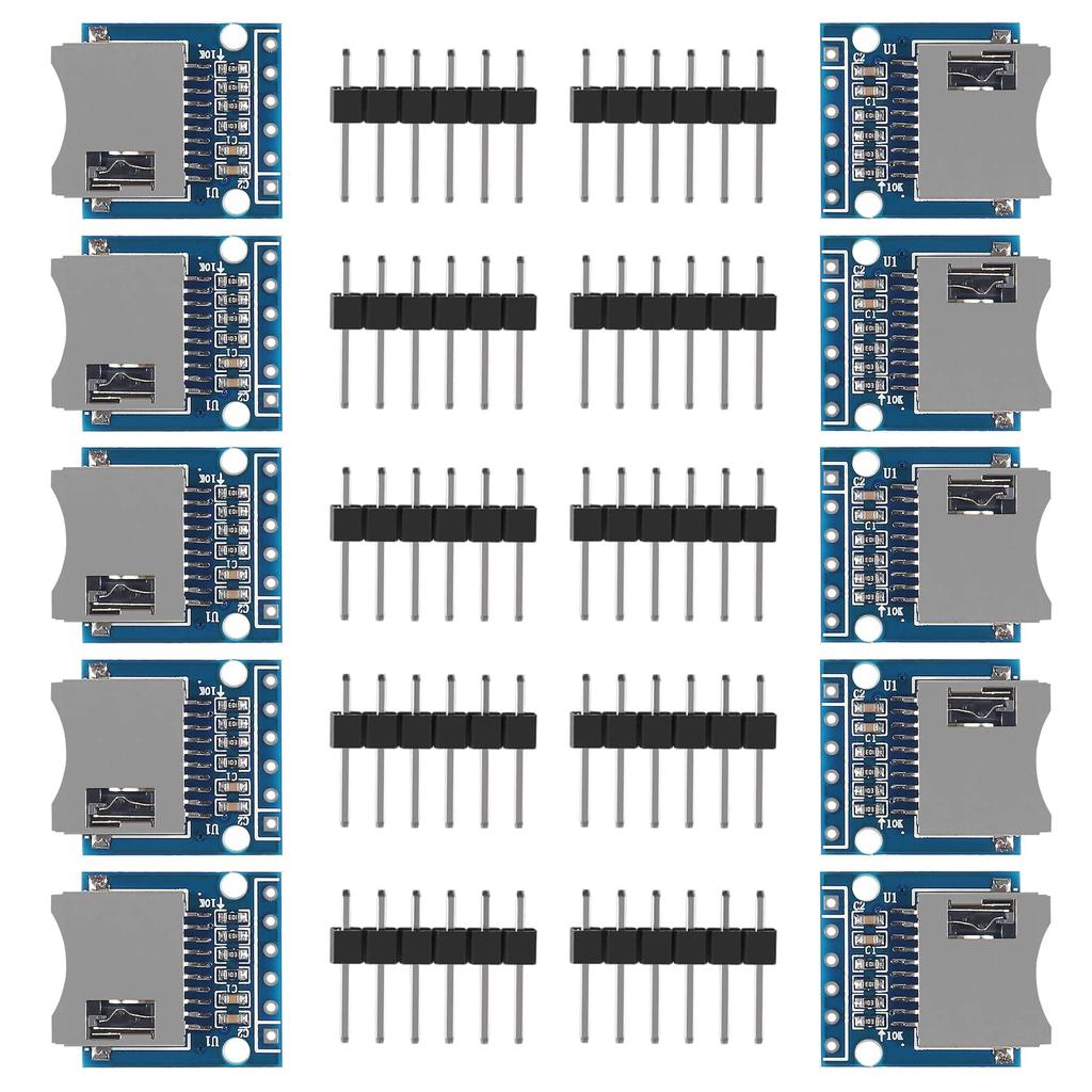 ACEIRMC Адаптер-читатель карт Micro SD SDHC TF с интерфейсом SPI и чипом преобразования уровней для Arduino (10 шт)