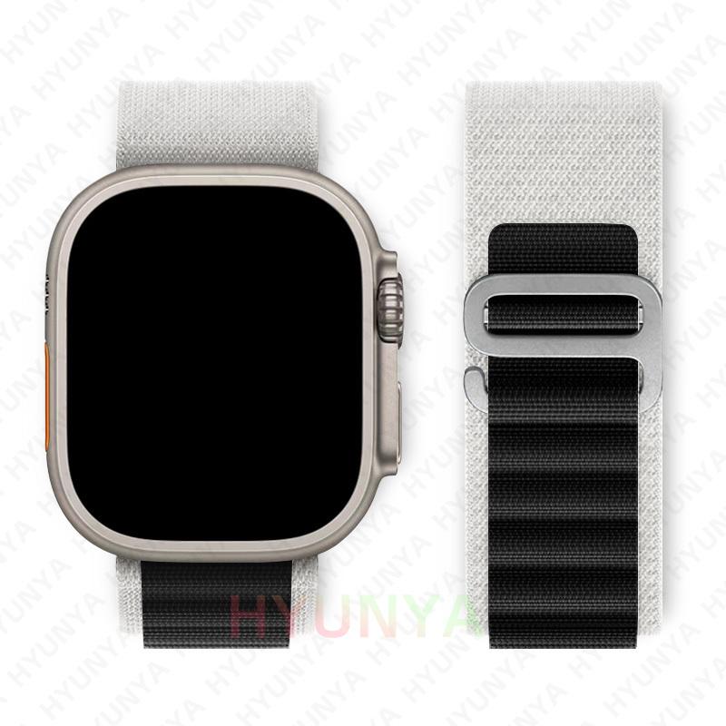 Альпийский ремешок для Apple Watch Band Series 10 9 8 7 SE Ultra 2 41мм 42мм 45мм 46мм 49мм 40мм 44мм IWatch Correa Ремешок Браслет