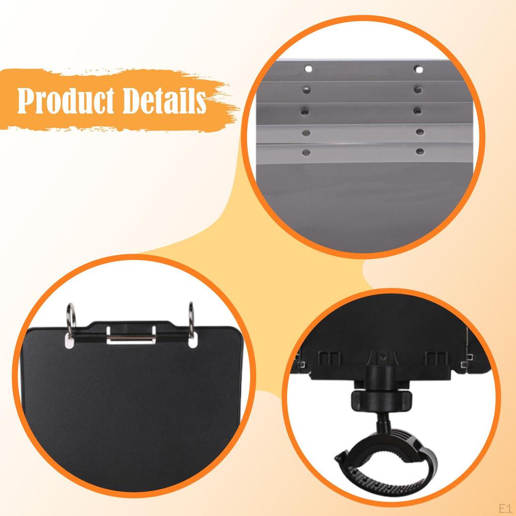 Instrument Sheet Holder Clarinet Music Stand Practice Practical Stable Marching Band Lyre