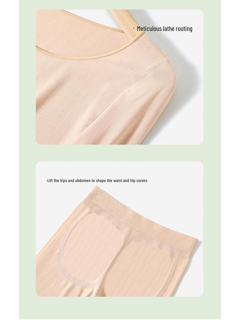 Женский бесшовный термобелье — дышащий, легкий и теплый для осени/зимы