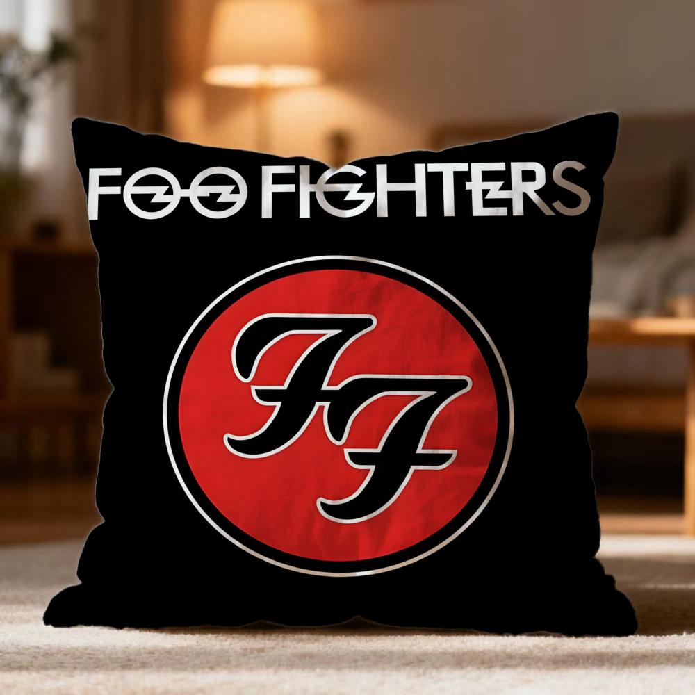 Горячая Наволочка Foo Fighters Мягкая Стирающаяся Подушка Многоцелевая для Дивана Кровати Путешествий Офиса