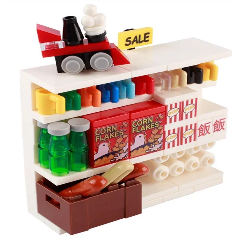 Конструктор Принтованные Кирпичики Морепродукты Овощи Мороженое Экспресс-посылка Компьютерный Контроллер Рождественские Хэллоуин Подарки MOC